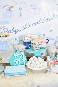 Let It Snow Indoor Winter Wonderland Birthday Party