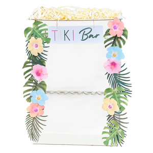 Hawaiian Tiki Bar Drinks Stand with Grazing Board - Ellie and Piper