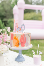 Large Melamine Cake Stand - Wedgewood Blue - Ellie and Piper