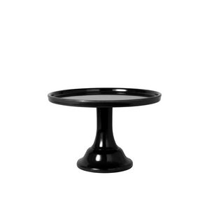 Melamine Cake Stand Small - Ink Black - Ellie and Piper