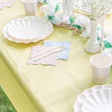 Eco-Friendly Yellow Disposable Pastel Paper Table Cover - Ellie and Piper