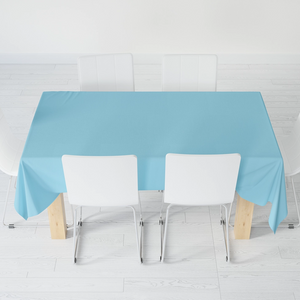 Eco-Friendly Blue Disposable Pastel Paper Party Tablecloth - Ellie and Piper