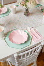 Blush Scalloped Edge Dinner Napkins - Ellie and Piper