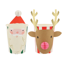 Christmas Honeycomb Cups - Ellie and Piper