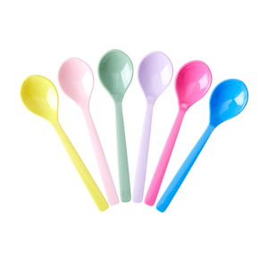 Bright Melamine Teaspoons (Set of 6) - Ellie and Piper