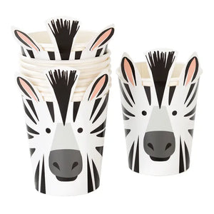 Zebra Party Cups - Ellie and Piper