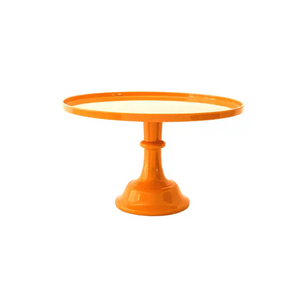 Orange Pedestal Cake Stand - Ellie and Piper