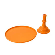 Orange Pedestal Cake Stand - Ellie and Piper