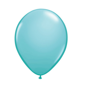 11" Caribbean Blue Latex Balloon - Ellie and Piper