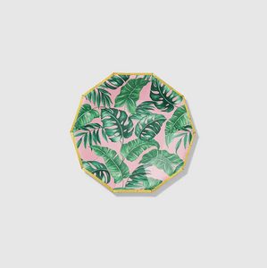 Palm Leaves Small Paper Plates - Ellie and Piper