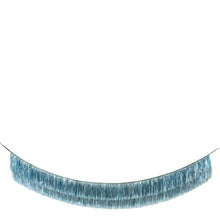 Blue Tinsel Fringe Garland - Ellie and Piper