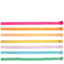 Bright Rainbow Crepe Paper Streamers - Ellie and Piper