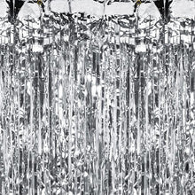 Silver Fringe Curtain Backdrop - Ellie and Piper