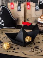 Black Pirates Party Paper Boats - Ellie and Piper