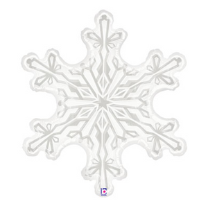 38" Clear Snowflake Balloon - Ellie and Piper