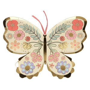 Floral Butterfly Plates - Ellie and Piper