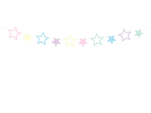 Pastel Stars Garland - Ellie and Piper