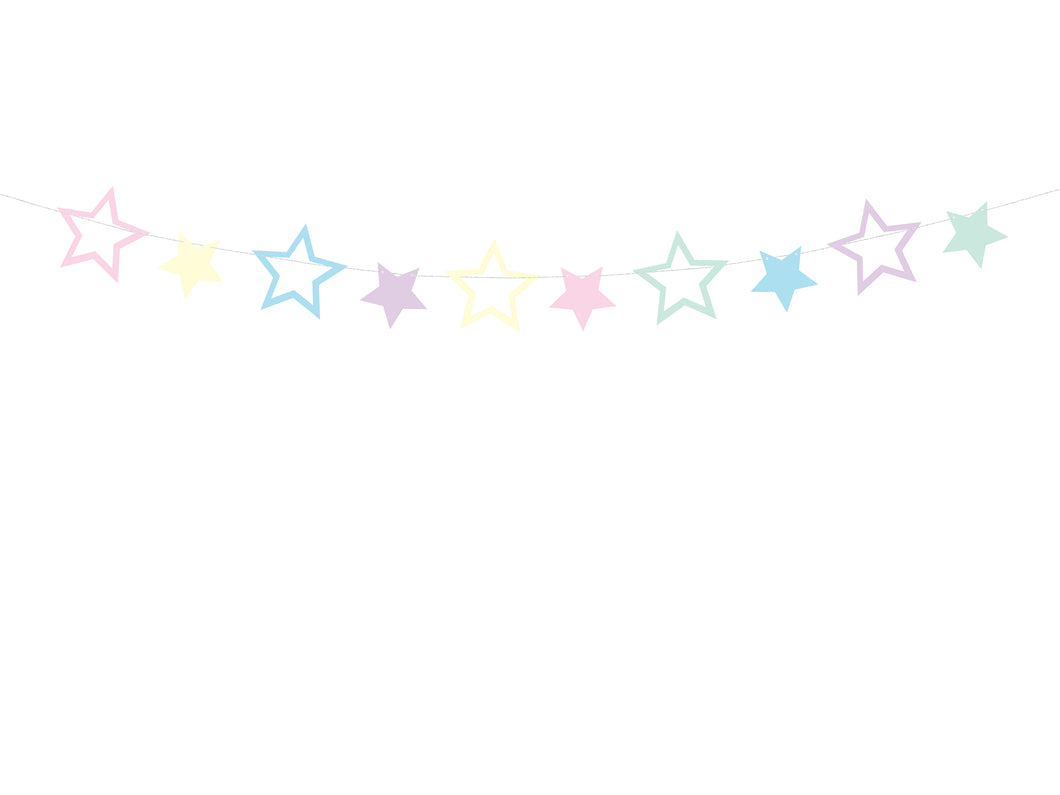 Pastel Stars Garland - Ellie and Piper