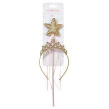 Gold Wand & Tiara Set - Ellie and Piper