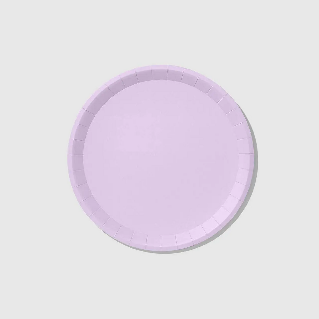 Lavendar Large Party Plates - Ellie and Piper