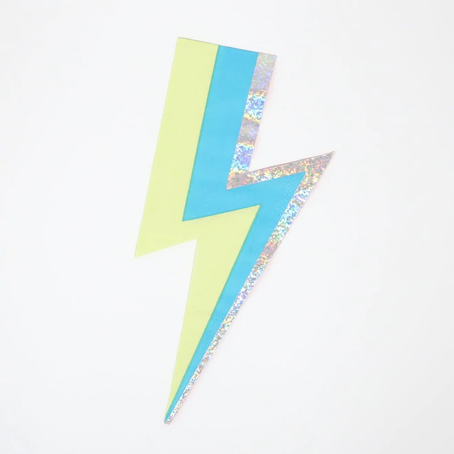 Lightning Bolt Napkins - Ellie and Piper