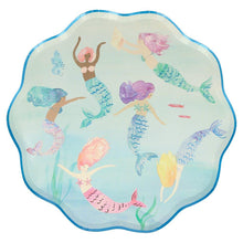 Mermaids Swimming Dinner Plates - Ellie and Piper