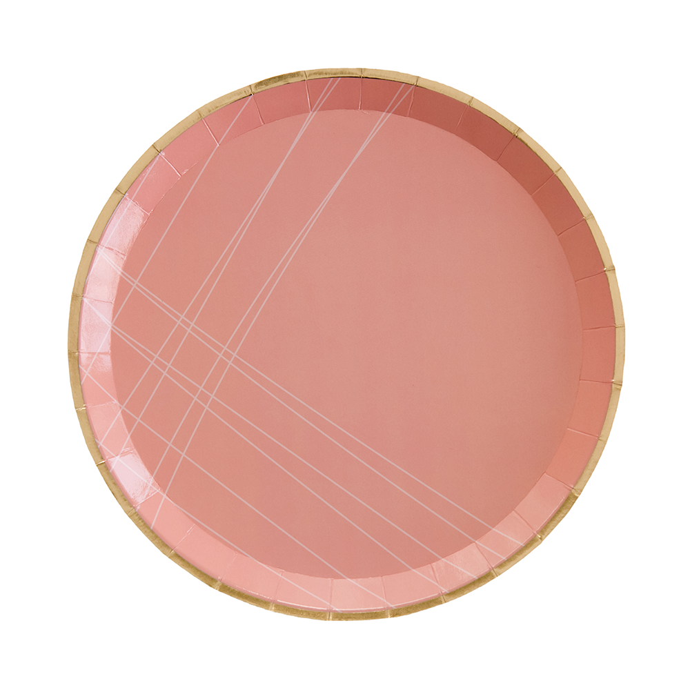 Milestone Pink Feliz Cumpleaño Dinner Plates - Ellie and Piper