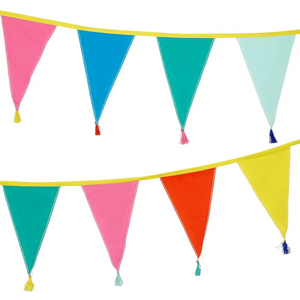 Rainbow Fabric Bunting Decoration - Ellie and Piper