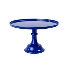 Royal Blue Melamine Pedestal Cake Stand - Ellie and Piper