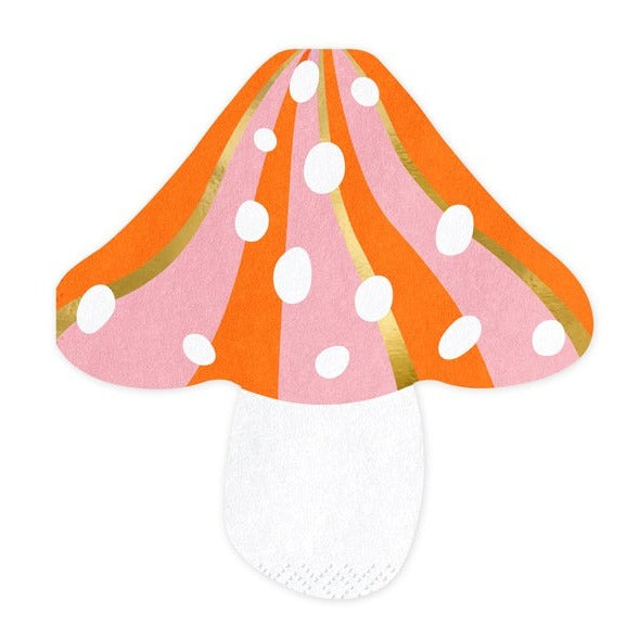 Toadstool Mushroom Shaped Napkins - Ellie and Piper