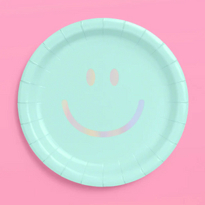 Smiley Face Large Plates - Ellie and Piper