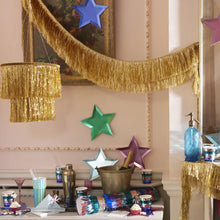 Gold Tinsel Fringe Garland - Ellie and Piper