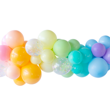 Whimsy Rainbow Colored Balloon Garland - Ellie and Piper