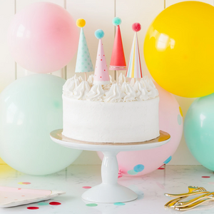 Hip Hip Hooray Cake Toppers - Ellie and Piper