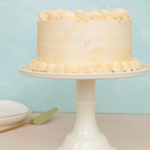 Melamine Cake Stand - Linen White - Ellie and Piper