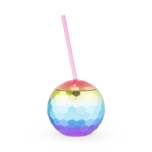 Rainbow Disco Ball Tumbler - Ellie and Piper