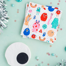 Little Monsters Large Napkins - Ellie and Piper