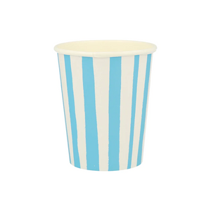 Blue Stripe Cups - Ellie and Piper