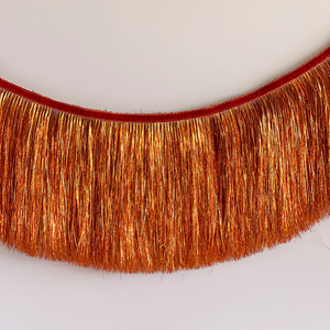 Tinsel Fringe Garland -Rusty Orange - Ellie and Piper